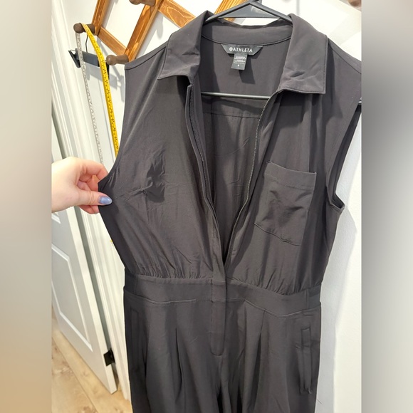 Athleta Brooklyn Utility Jumpsuit in black - Picture 4 of 12